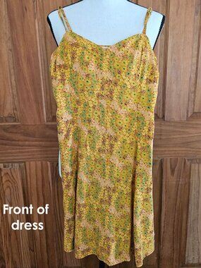 Urban Outfitters Yellow Mini Sundress Size XS
